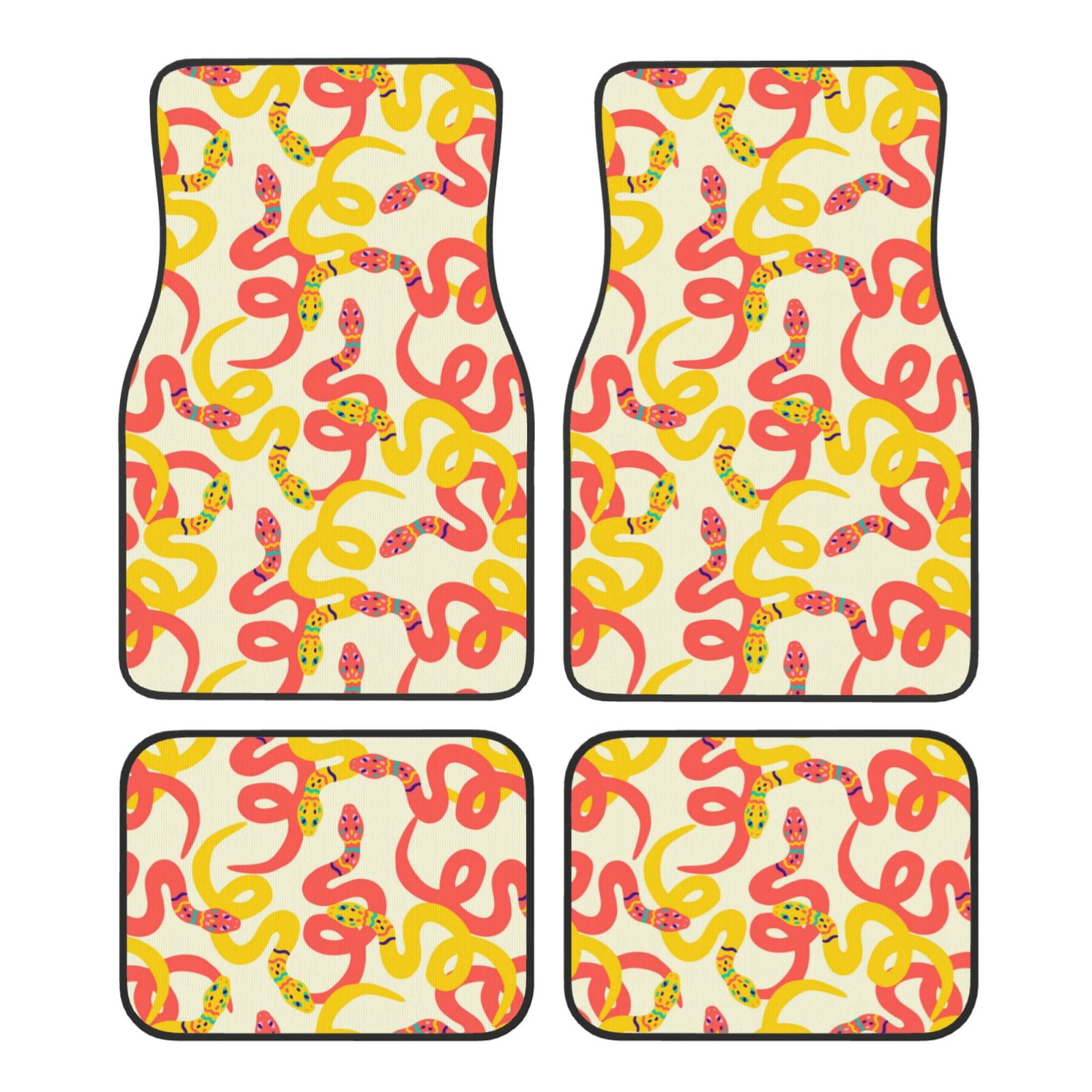 Noikeo Snake for 4Piece Floor Mats, Custom Fit Car Mats AllWeather
