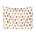 Noikeo Squirrel And Rose Pattern Waterproof Pet Blanket ,Fleece Dog