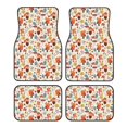 Noikeo Squirrel Nuts Mushroom for 4Piece Floor Mats, Custom Fit Car
