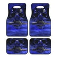 Noikeo Steel Skull for 4Piece Floor Mats, Custom Fit Car Mats All
