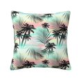 Noikeo Tropical Summer Palm Pattern Decorative Throw Pillow Covers