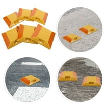 MLINS MLINS 6pcs Reflective Driveway Markers Heavy Duty Pavement Reflectors for Road Lane Markers