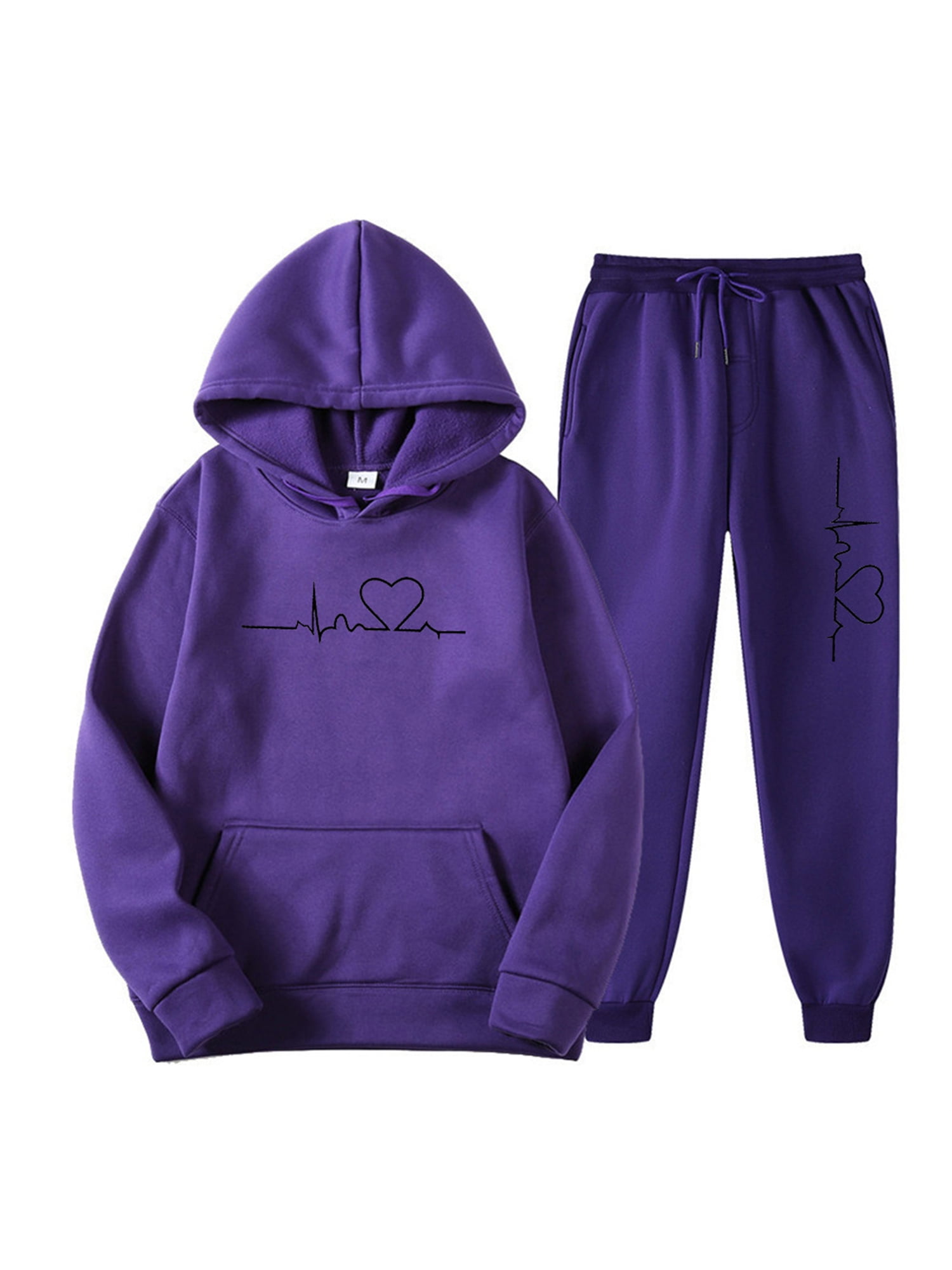 Womens Red Sweatsuit Corset Hoodie And Joggers Tracksuit Co Ord