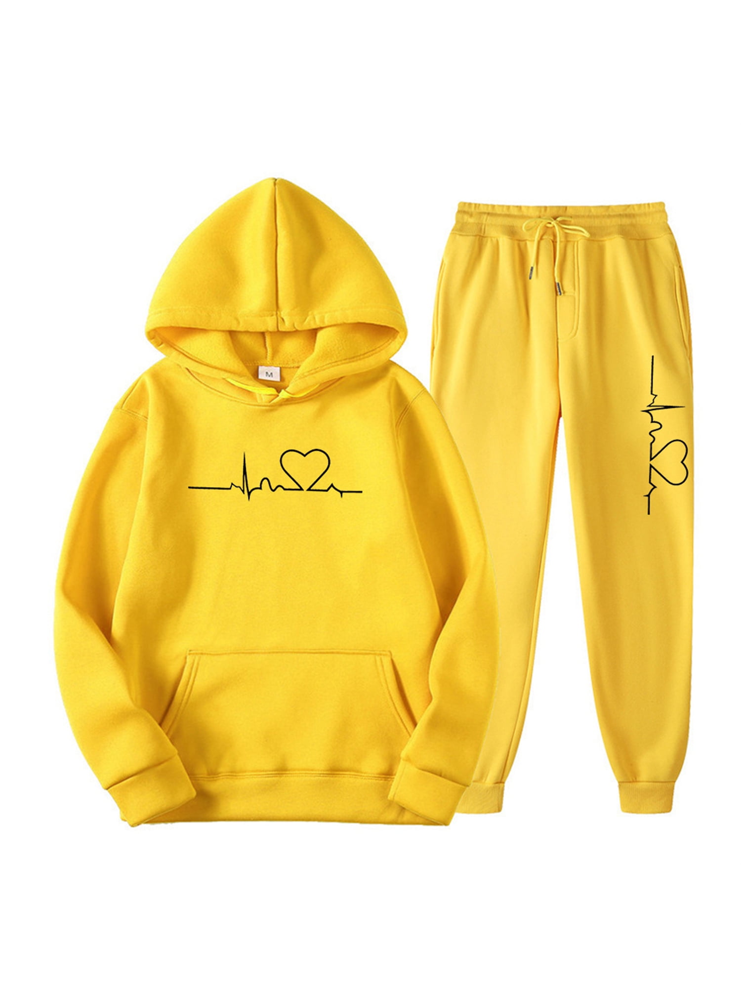 Noilla Ladies Two Piece Outfit Hoodies Sweatsuits Long Sleeve Tracksuit Sets Women Casual Jogger