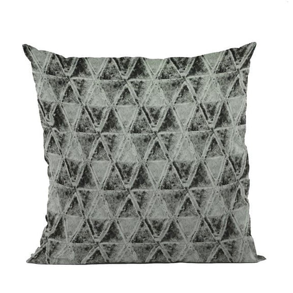 Noir Stars Velvet with Foil Printing Luxury Throw Pillow - 20 x 30 in. Queen Size