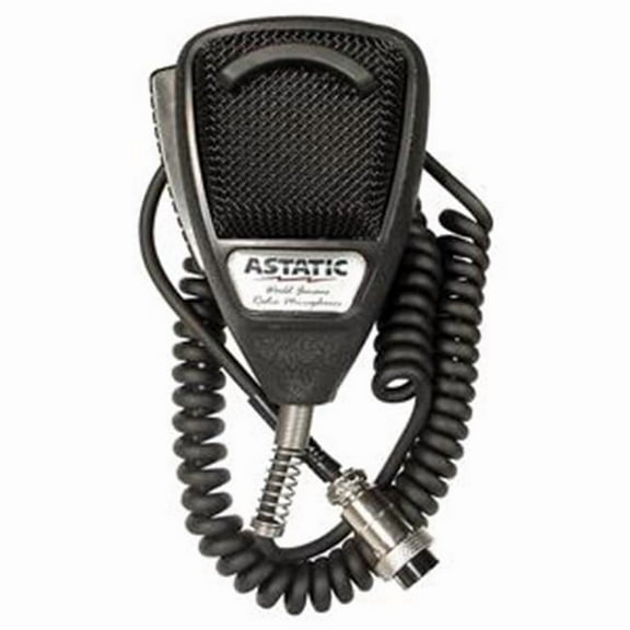 Noise Canceling CB Microphone Rubberized Black