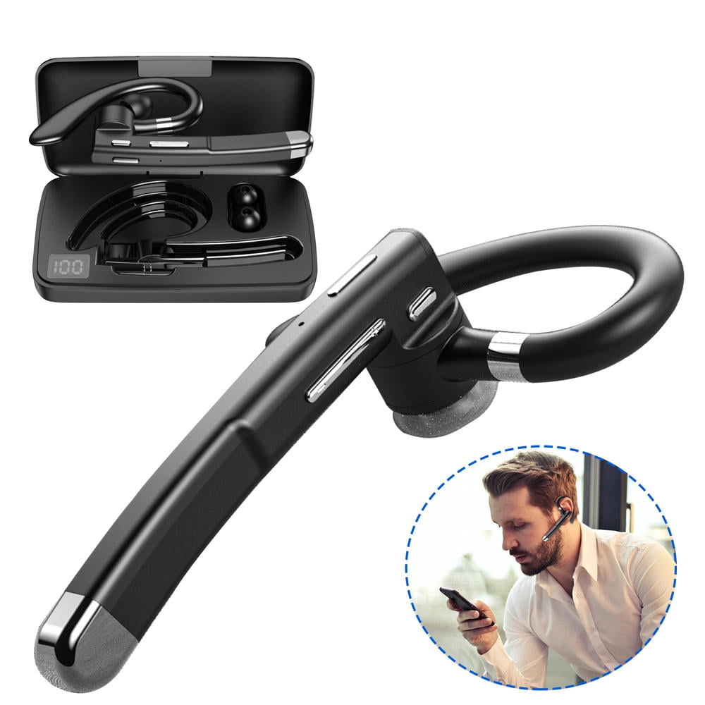 Ear Phone Less Noise Canceling Wireless Earphone Hands Free Single Ear -compatible 5.1 ...