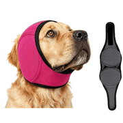 Noise Cancelling Ear Wrap, Dog Ear Muffs Noise Protection Firework Thunder Vacuum, Adjustable Dog Ear Protection Wrap for Dog Bathing Grooming Thunder Storm