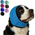 thumbnail image 1 of Noise Cancelling Ear Wrap for Dogs, Noise Protection Firework Thunder, Elastic Dog Ear Wrap with Sound-Blocking Rubber Pads, No Shake, Adjustable(Sky Blue,S), 1 of 8
