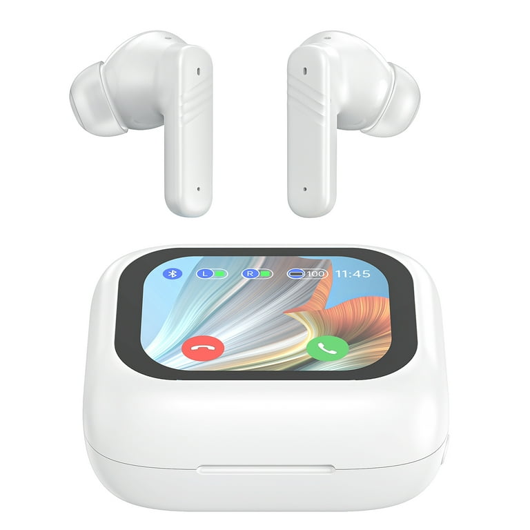 Cshidworld Noise Cancelling Earbuds with Smart Touch Screen, ANC