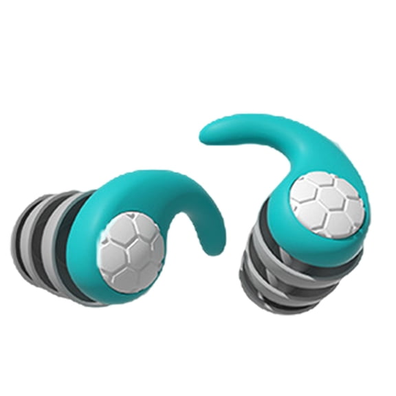 Noise Cancelling Earplugs for Sleep and Concert, Soft Silicone Reusable Ear Plugs for Swimming and Snoring Blocking, 32dB Noise Reduction Washable Black, Ear Care