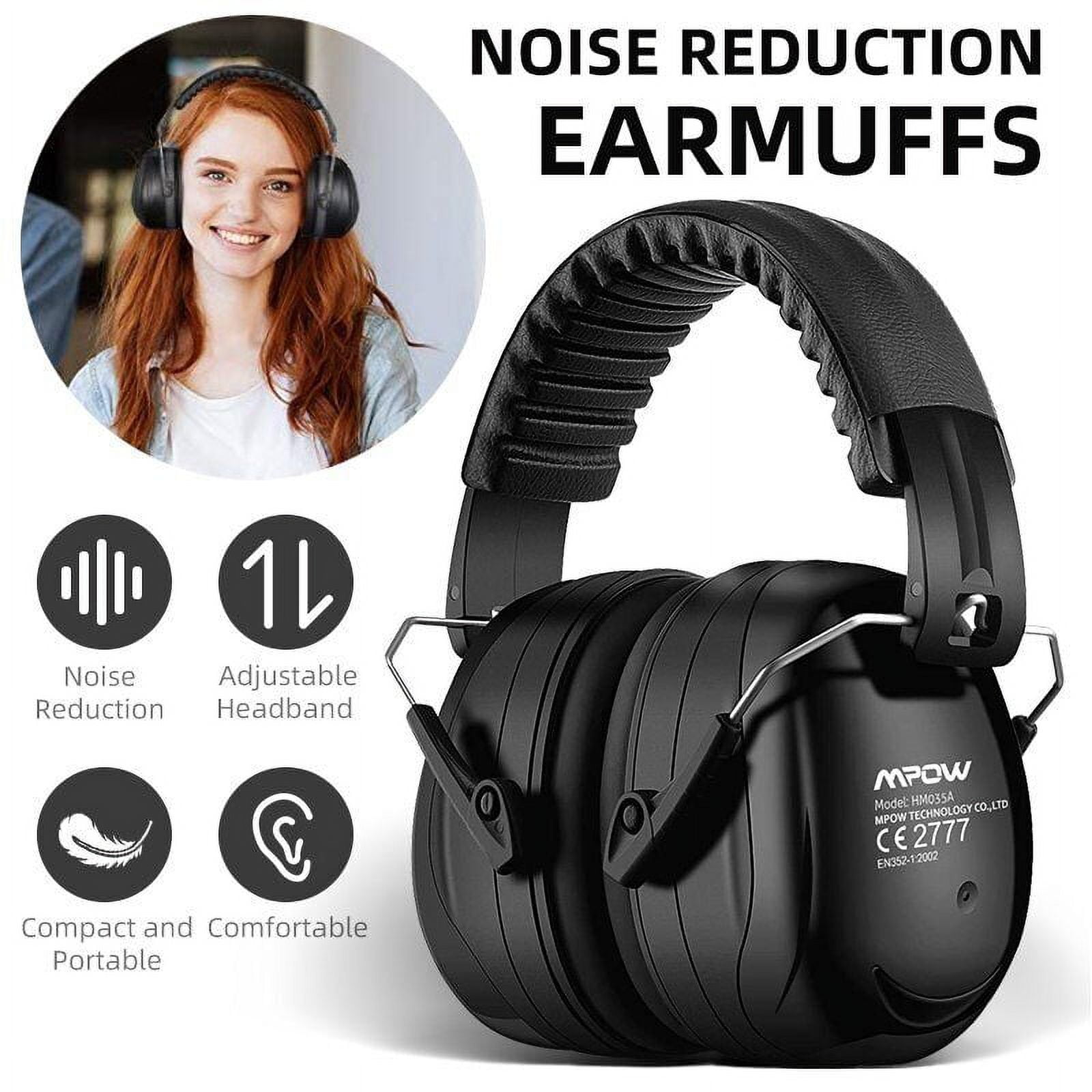 Noise Cancelling Headphones Ear Muffs Gun Shooting Hearing Protection