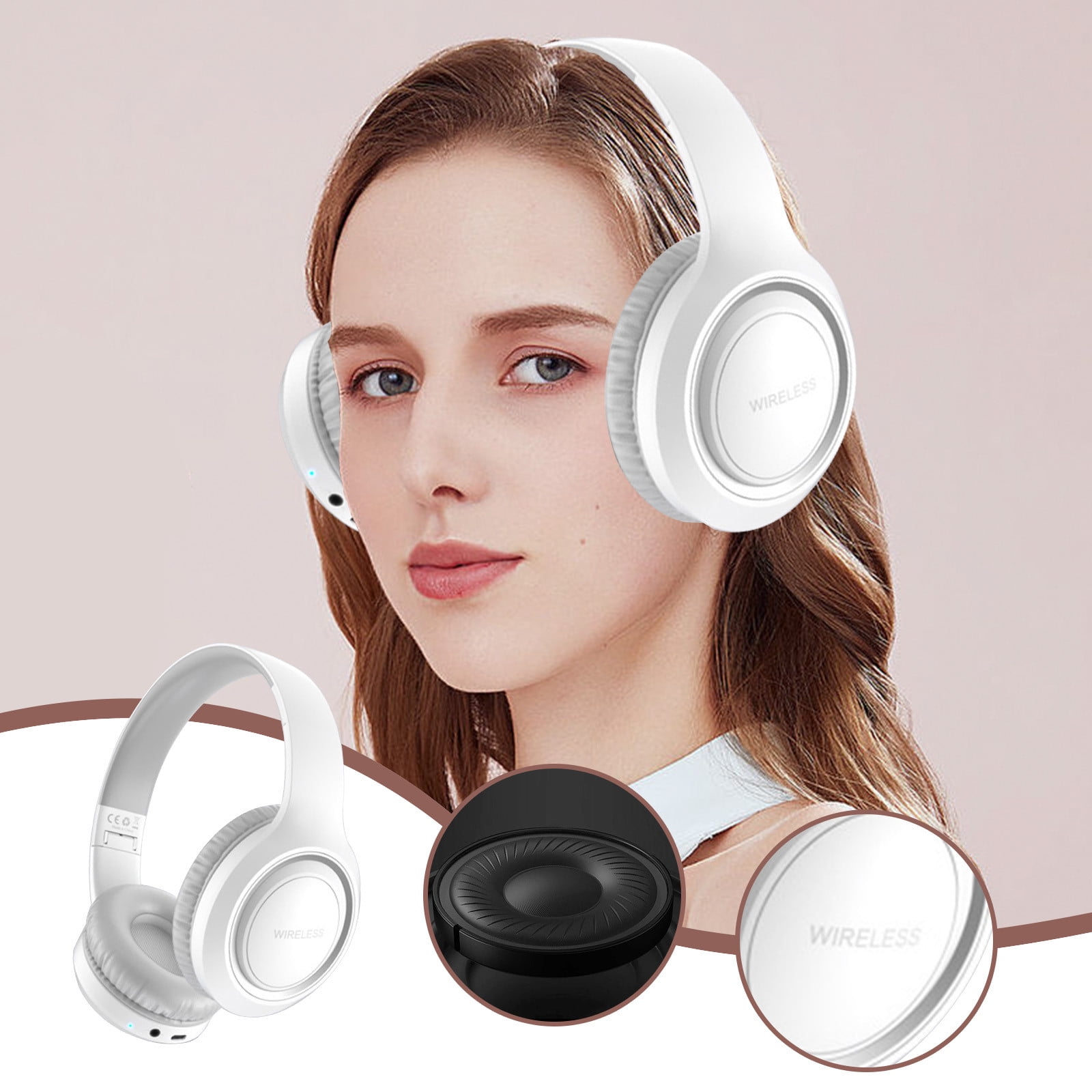 Noise Cancelling Headphones Qwtwty Bluetooth Headphones Headset Plug in ...