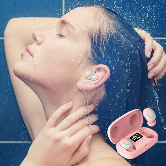 Noise Cancelling Headphones Smart Wireless Bluetooth Headphones And Sweatproof Macaron Color In-ear Touchs Digital Headphones Waterproof Earplugs