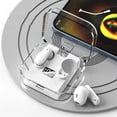 thumbnail image 1 of Noise Cancelling Headphones Wireless Bluetooth Headset Transparent Space Capsule In-ear Noise-canceling Mini Headphones HD Bluetooth 5.3 Ultra-long Standby Headphones Waterproof Earplugs, 1 of 5