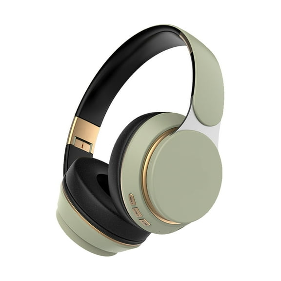 Noise Cancelling Headphones: Wireless Over Ear Bluetooth Headphones with 130H Playtime - Hi-Res Sound Custom EQ via App Deep Bass Comfort Fit Ear Cups for Travel Home Office,Green