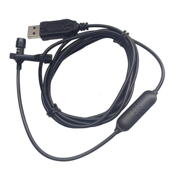 Noise Cancelling USB Clip On Microphone Metal Housing Omnidirectional Mic For PC Computer Recording
