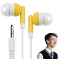 thumbnail image 1 of Noise Cancelling Wireless Headphones with Wired 3.5mm Option, Colorful In-Ear Earbuds for Mobile, Tablet, Laptop, Hi-Fi Stereo Sound for Music, Work & Travel, 1 of 8