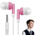 thumbnail image 1 of Noise Cancelling Wireless Headphones with Wired 3.5mm Option, Colorful In-Ear Earbuds for Mobile, Tablet, Laptop, Hi-Fi Stereo Sound for Music, Work & Travel, 1 of 7