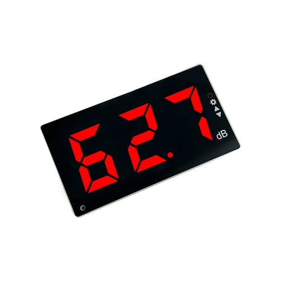 Noise Decibel Meter, DC 5V Digital Sound Level Meter LCD 30-130dB Wall Mounted Noise Meter Decibels Noise Measuring Instrument with Alarm
--------
with Fast Response Speed