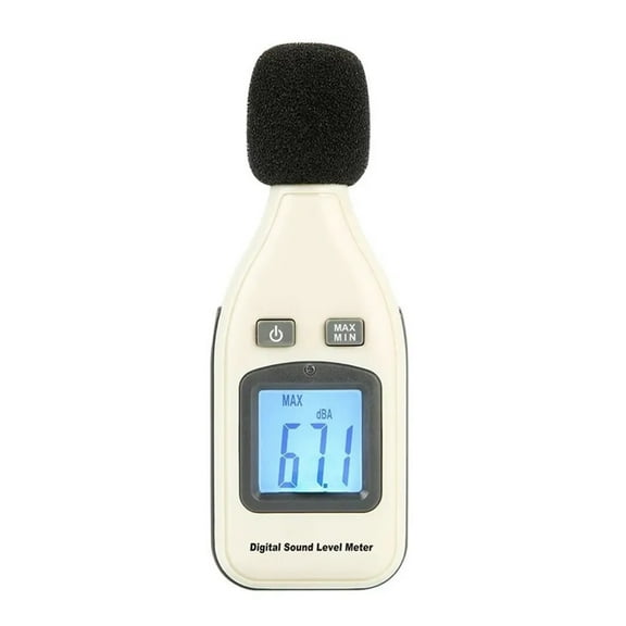 Noise Decibel Meter, Digital Sound Level Meter Decibel Logger Tester 30-130dB Noise in Decibels LCD Analyzer Tester
--------
with Fast Response Speed