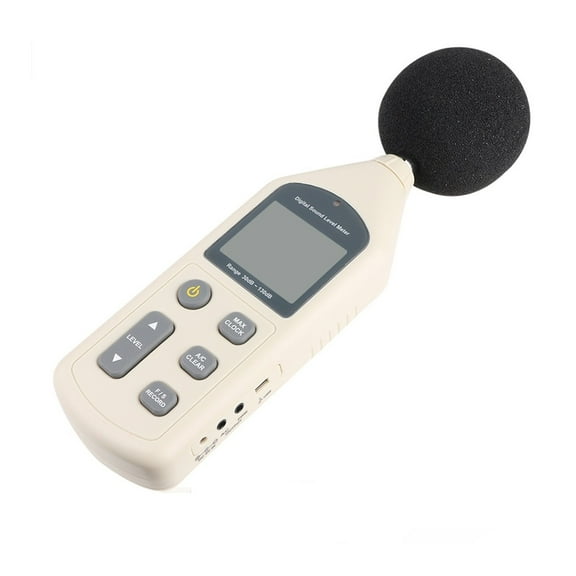 Noise Decibel Meter, Digital Sound Level Meter Noise Measuring Instrument 30-130dB Sound Level Auto Decibel
--------
with Fast Response Speed