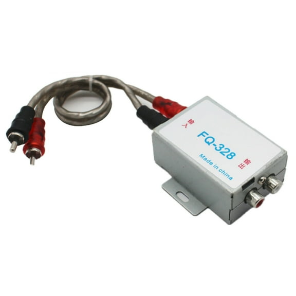 Noise Filter Suppressor Stereo Ground Loops Isolator for Car Home Stereo