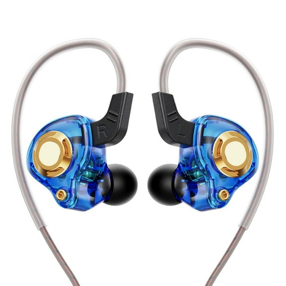 Noise Isolating Wire Earphones Featuring Interchangeable Cable And Ergonomic Design For Day Use Deeply Bass Headsets