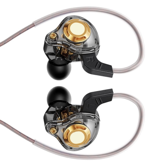 Noise Isolating Wire Earphones Featuring Interchangeable Cable And Ergonomic Design For Day Use Deeply Bass Headsets