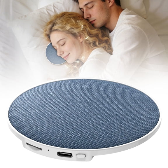 Noise Machine for Sleep,Sound Machine for Sleeping Adults,Ultra-Thin Under Pillow Sleep Sound Machine with in White Noise,Gentle Sound, Timer & Long Battery Life for Adults,Navy