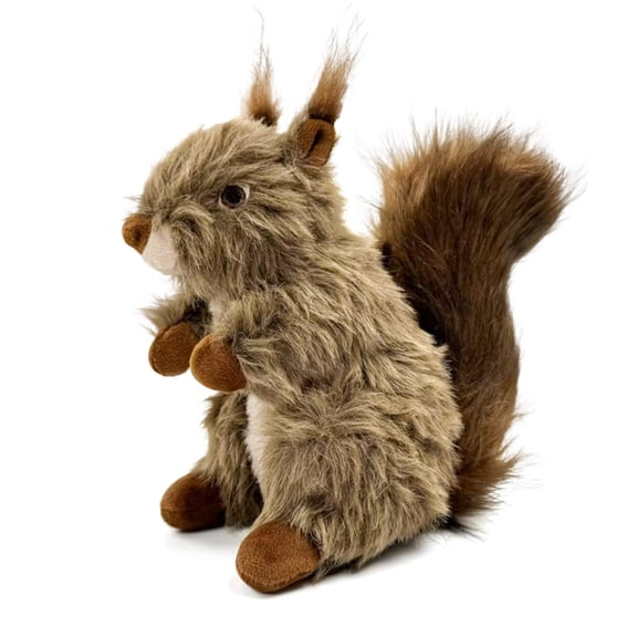 Noise-Making Plush Squirrel Dog Toy For Reduction, Bite-Resistant Interactive Puppy Entertainment With Removable Squeakers
