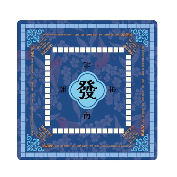 Noise Reducing Anti Slip Mahjong Game Mat Portable Table Cover For Poker Domino Card Board Game Indoor Entertainment
