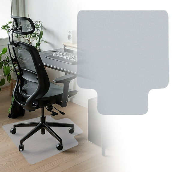 Noise Reducing Carpet Pad for Floor Soundproofing, Easy Glide Office Chair Mat for Hardwood Floors with Strong Slip Resistant Protection, Stay in Place Plastic Computer Mat for Rolling Work Chairs
