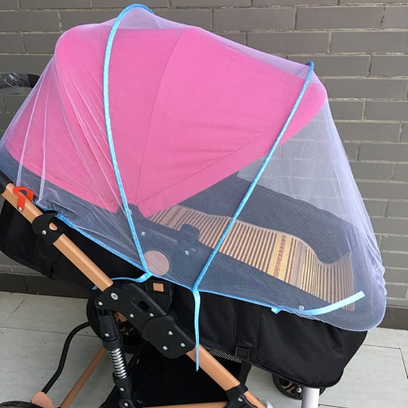 Noise Reducing Curtains Fade Resistant Baby Stroller Mosquito Net Full Insect Cover Carriage Kid Foldable Kids Netting