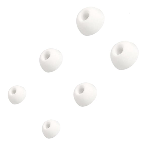 Noise Reducing Daily Wear Replacement Eartips Set, Silicone S M L 6 Piece Pack for In-Ear Comfort, Spare Carry, and Routine Use