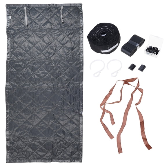 Noise Reducing Winter Window Curtain Thermal Insulated Cotton Fabric 3 Layer For Energy Efficiency And Home Warmth