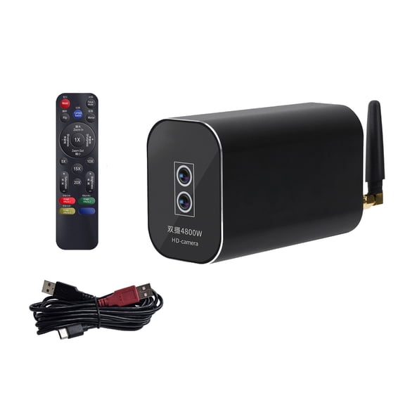 Noise Resuction 8K Record Webcam 60fps 1080P Dynamic Trackings 3Hrs Continuous Streaming 80 FOV 6000x8000 Resolution