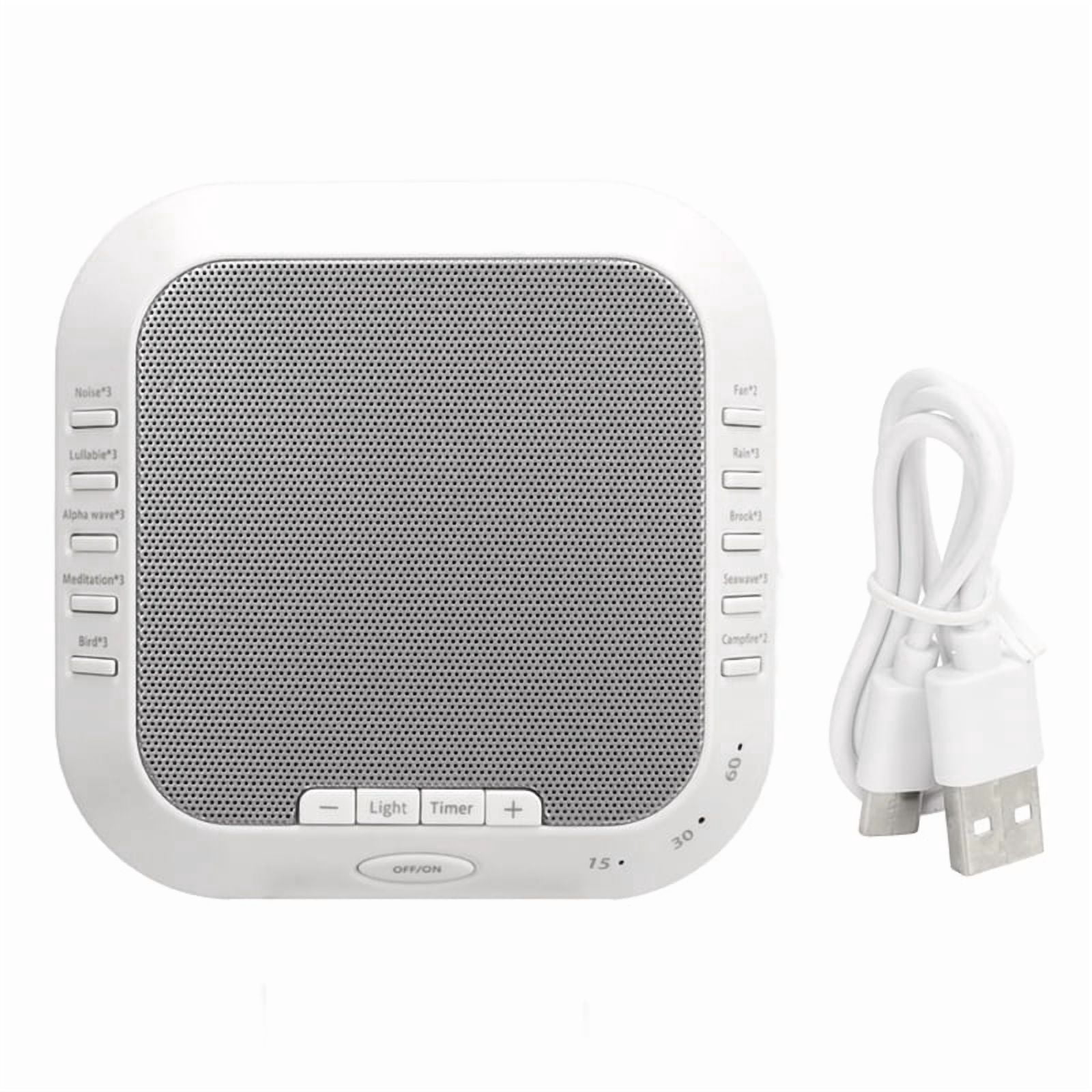 Noise Sound Machine with Night Light 28 Soothing Sounds with Volume Control Noise Reduction Portable for Baby Adults