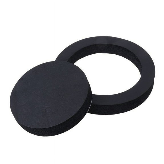 Noise Soundproof Foam Ring Accessory 2.5Cm 19.5Cm Dia Black Car Door Speaker Bass Insulation Pad Fine