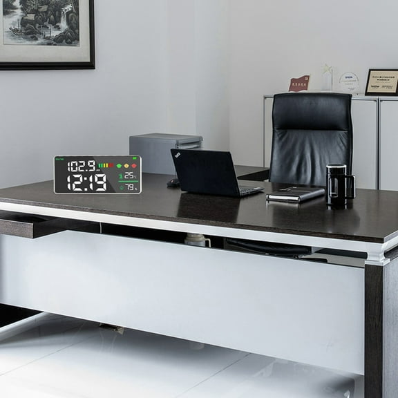 Noise meter,Environment Indoor Wall Decibel Sound Meter Mounted Screen Tester Temperature Meter Noise Decibel Sound Meter Meter Environment Wotao Mewmewcat Hxber La