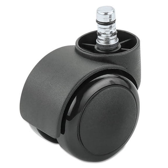 "Noiseless Duet Casters, Polyurethane, R Stem, 110 Lbs/caster, 5/set | Bundle of 10 Sets"
