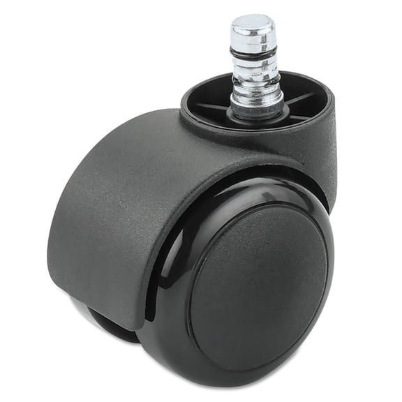 "Noiseless Duet Casters, Polyurethane, R Stem, 110 Lbs/caster, 5/set | Bundle of 5 Sets"