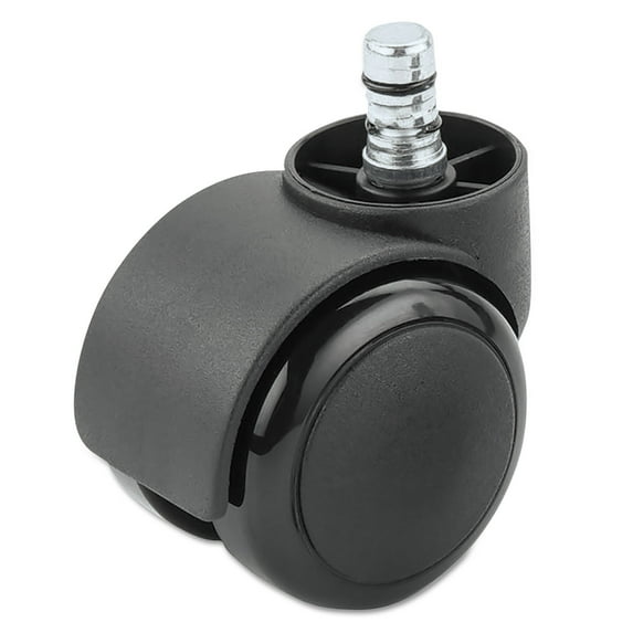 "Noiseless Duet Casters, Polyurethane, R Stem, 110 Lbs/caster, 5/set | Bundle of 5 Sets"