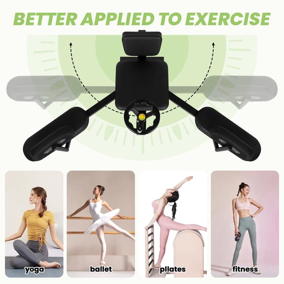Noiseless Leg Stretcher, Ergonomic PU Leather Split Machine With Handwheel Adjustment, 0-180 Max 240 Stretch Machine for Martial Arts Taekwondo Bedroom Small Gym