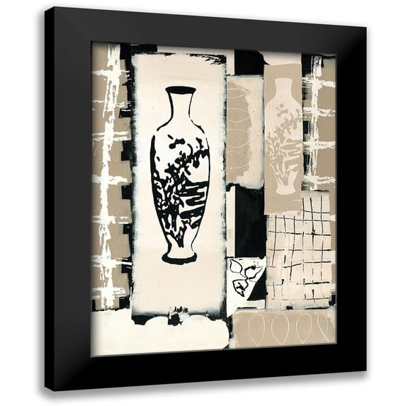 Noiseux, Marie Madeleine 12x14 Black Modern Framed Museum Art Print Titled - Chinoiserie