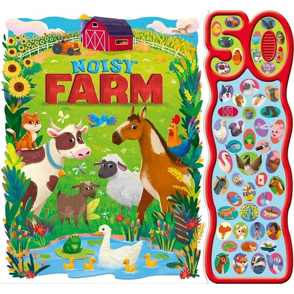 Noisy Farm: With 50 Fun Sound Buttons, (Board Book)