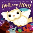 thumbnail image 1 of Pre-Owned Noisy Touch-and-Feel Books Owl Says Hoot A noisy touch-and-feel night book Paperback, 1 of 1