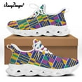 thumbnail image 1 of Noisydesigns Plus Size48 Air Mesh Men Shoes Breathable Sports Sneakers African Geometric Patterns Summer Lightweight Casual Shoe, 1 of 7