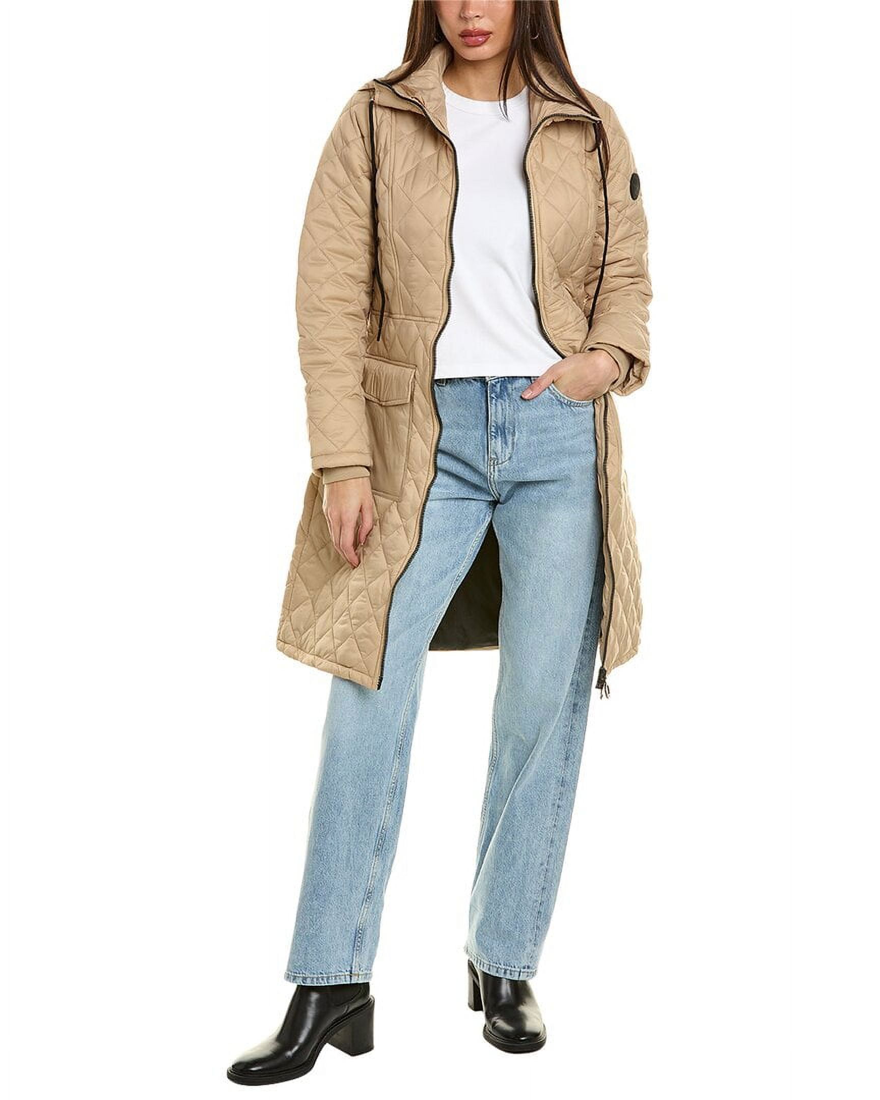 Jessica Simpson Double Breasted Hooded Coat Heather Grey Walmart