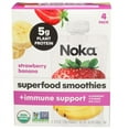 thumbnail image 1 of Noka Organic Strawberry Banana Superfood Smoothies 4ct 4.22 oz Pack of 2, 1 of 1